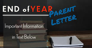 End of Year Letter