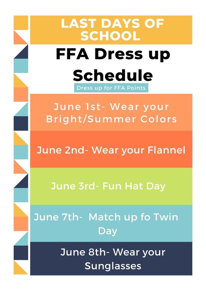 Make sure to dress up for FFA Points
