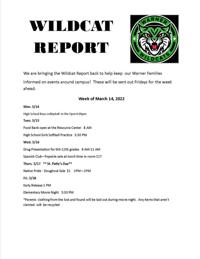 Wildcat Report