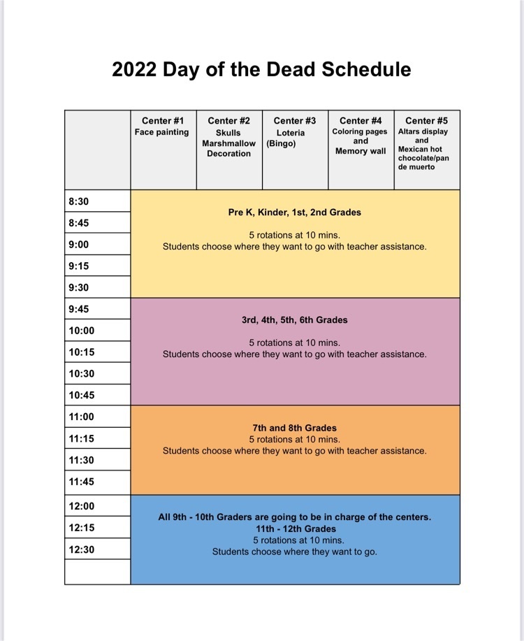 Schedule 